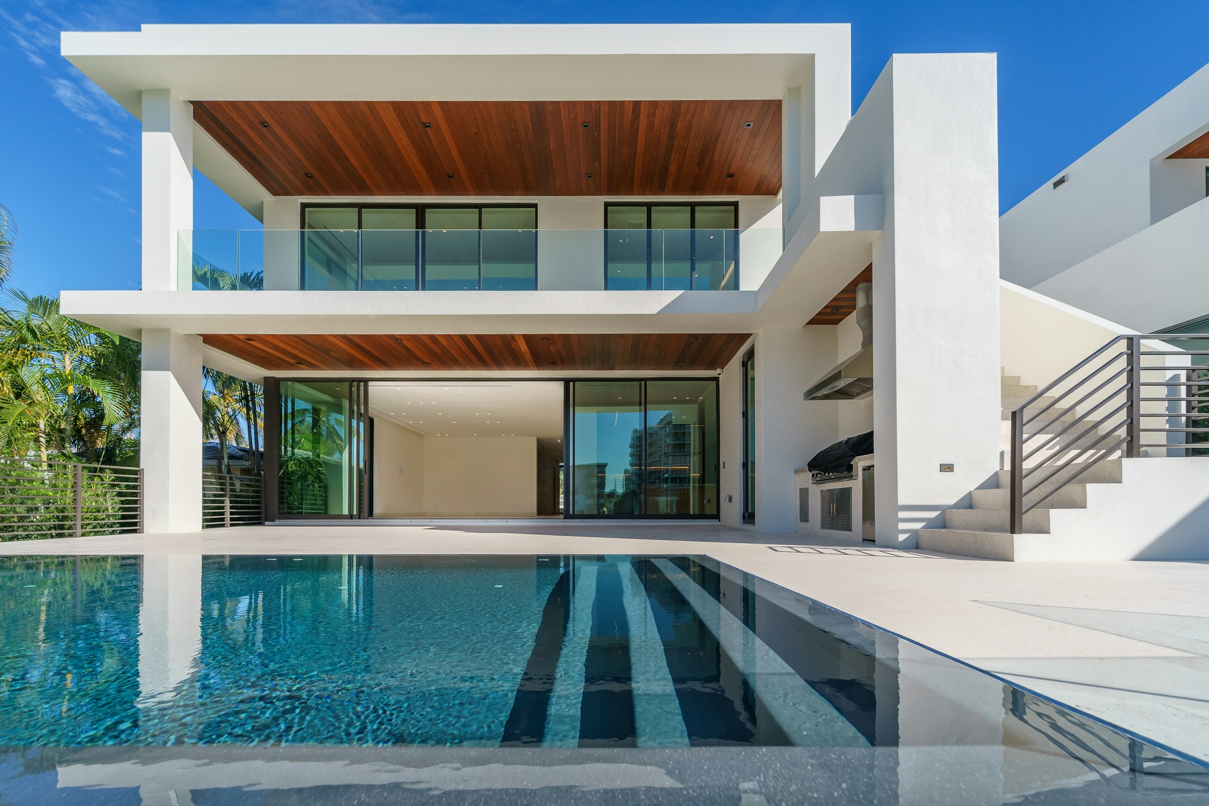 Contemporary luxury villa with a private pool